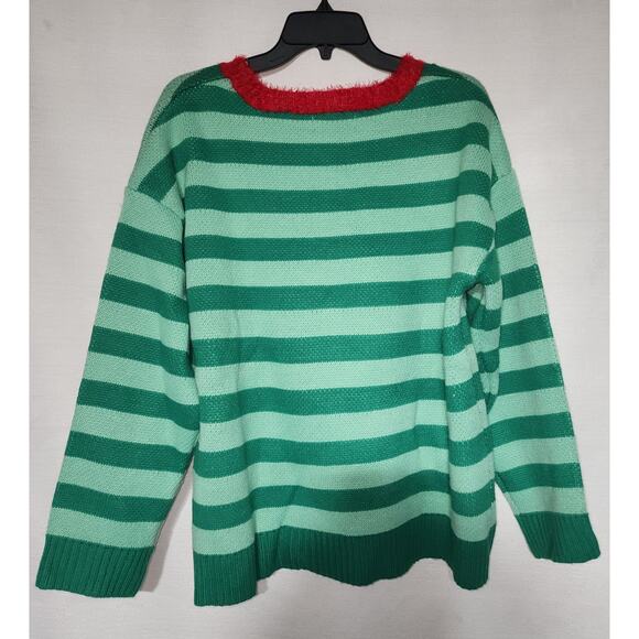 Snow man ugly Christmas sweater by 33 degrees men's 1X - Picture 5 of 6